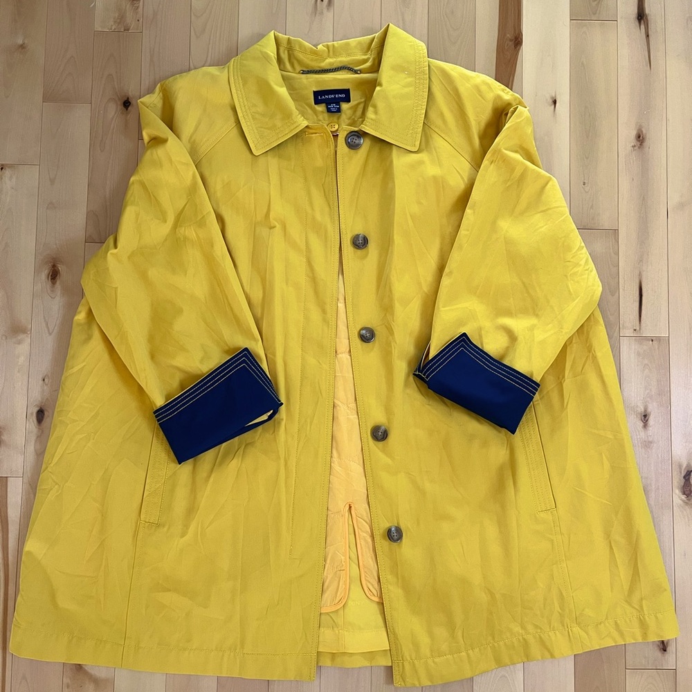 NWOT Land’s End Trench Coat - size 2X (20W-22W)